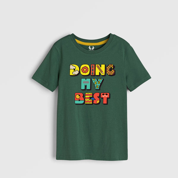 DOING BEST GRAPHIC T-SHIRT